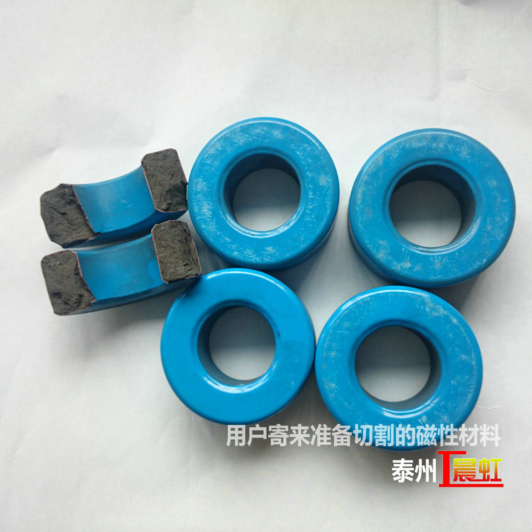 客戶寄來準(zhǔn)備切割的磁性復(fù)合材料


