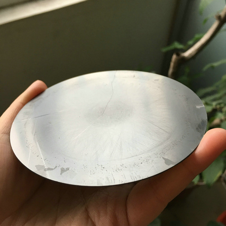 加工實(shí)例：泰州晨虹CHSX5620-XW數(shù)控金剛石線雙絲筒機(jī)床切割直徑100mm碳化硅效果